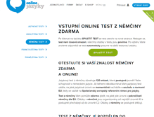 Tablet Screenshot of nemcina-testy.onlinejazyky.cz