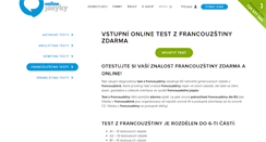 Desktop Screenshot of francouzstina-testy.onlinejazyky.cz